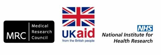 MRC, UKaid and National Institute for Heath Research logos