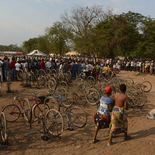 People gather for the festival