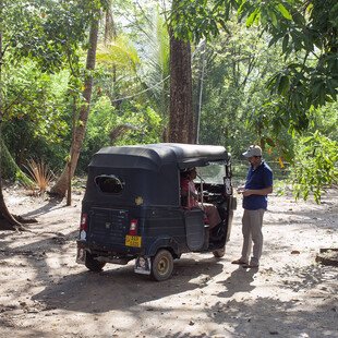 Upul Wickramasinghe in the Ginnoruwa village